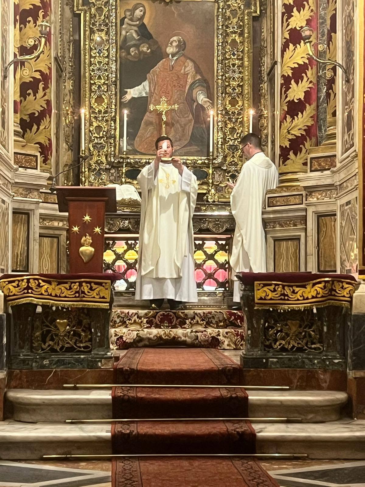 Célébration de l’eucharistie à l’Oratoire